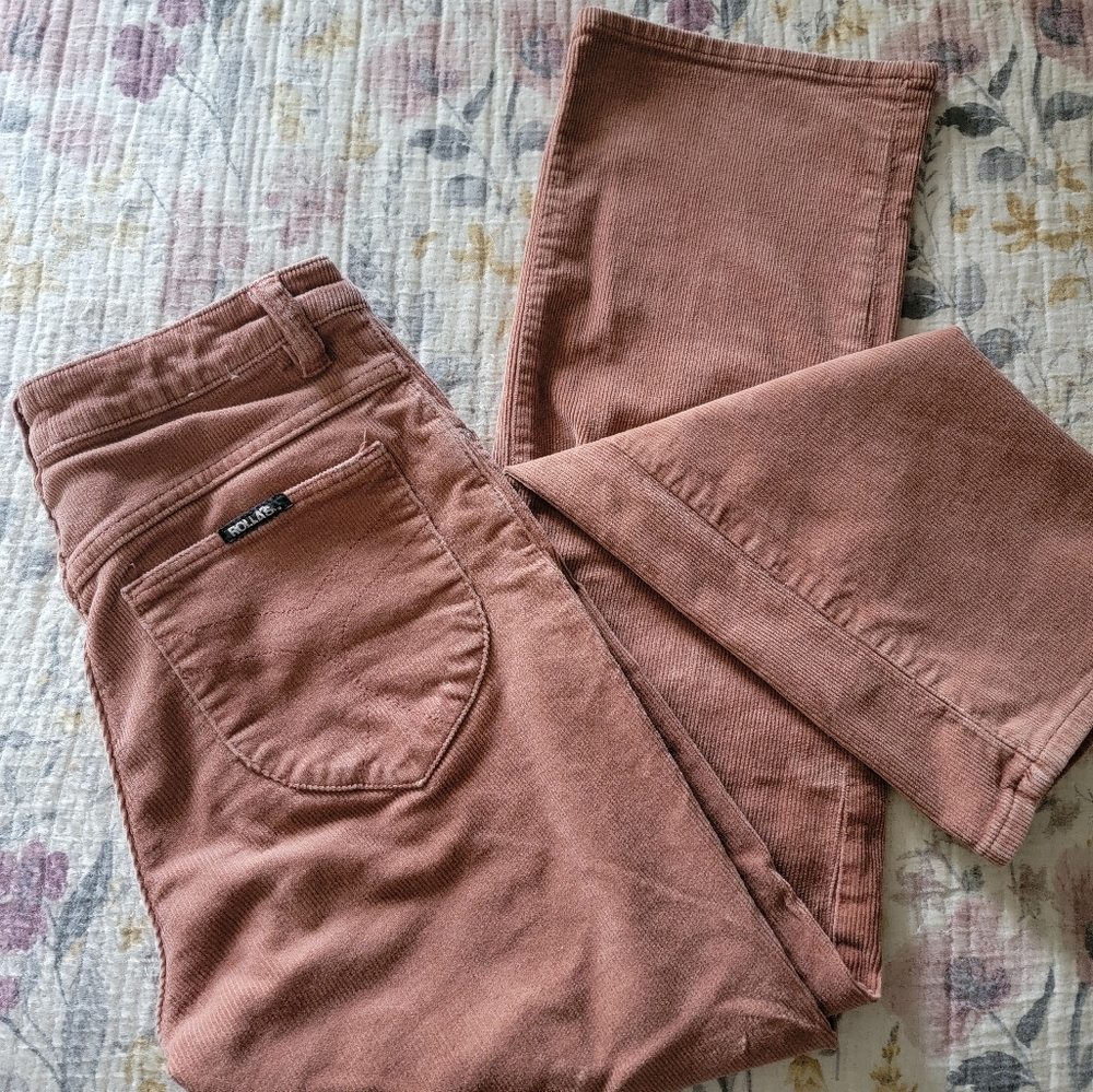 Rolla's High Waist Straight Corduroy Jeans